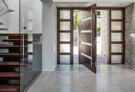 Model kusen pintu rumah, daun pintu dan handle pintu minimalis terbaru. Reka Bentuk Moden Pintu Depan Pandangan Dari Bahagian Dalam Bilik Pedalaman Berada Dalam Foto