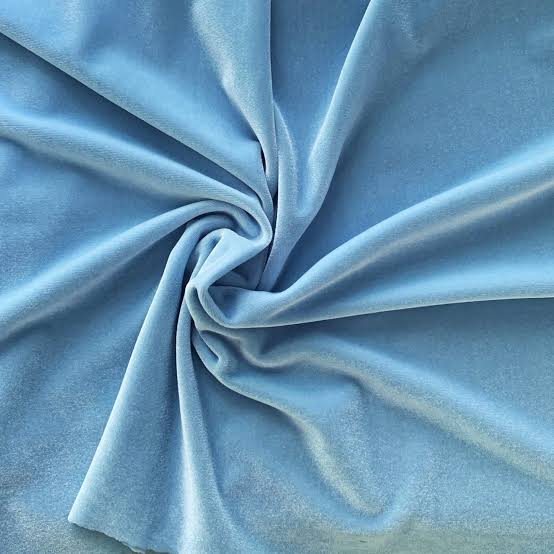 Dance Solid Velvet - Blue Crystal - whole-roll
