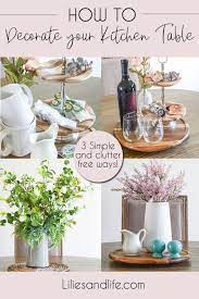 How To Decorate Your Kitchen Table Table Centerpieces For Home Dining Room Table Centerpieces Kitchen Table Centerpiece