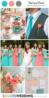 Check out 10 color themes for summer weddings. Colors Wedding Best 8 Summer Wedding Color Combos For 2021