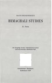 HIMACHALI STUDIES