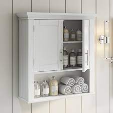 Find your bathroom cabinet easily amongst the 454 products from the leading brands (bisazza, villeroy & boch, keuco,.) on archiexpo, the architecture and design specialist for your professional. Riverridge Home Somerset Collection 2 Door Bathroom Storage Wall Cabinet With 1 Open Shelf And 2 Interior Shelves White Walmart Com Walmart Com