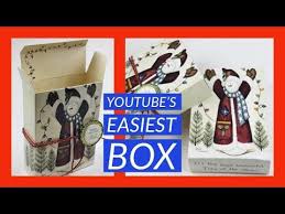 Cut the card in half along the fold. Got Two Greeting Cards Make These Super Cute And Easy Boxes Flat Fold Boxes Guys Youtube Christmas Card Scrapbook Card Making Gift Card Holder