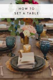 a cheat sheet for setting the table for dinner guests wedding reception tables table decorations kitchen table centerpiece