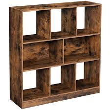 Para maderas de pedido especial, la. Vasagle Libreria De Madera Con Estantes Abiertos Estanteria Para Libros Independiente Para Sala De Estar Dormitorio Habitacion Y Oficina 97 5 X 30 X 100 Cm Marron Rustico Por Songmics Lbc52bx Marron Rustico