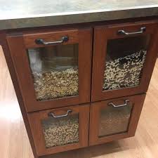 Solid wood tilt out trash cabinet or recycling cabinet plans. Tambour Door Accessories Bertch Cabinet Manufacturing
