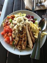 Just before serving, toss dressing with salad and serve on small individual plates. Half Order Cobb Salad Picture Of California Pizza Kitchen River Walk Bakersfield Tripadvisor