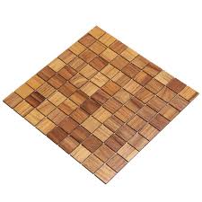 Über 650 sockelleisten im shop. Wodewa Holz Mosaik Fliesen Teak Hier Zum Bestpreis Kaufen