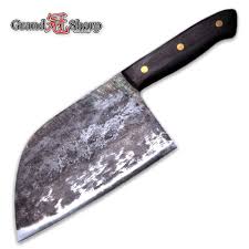 Handmade Forged Chef Knife Clad Steel Forged Chinese Cleaver Professional Kitchen Knives Meat Vegetables Slic Kitchen Knives Chef Knife Kitchen Knives Handmade