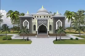 Gambar desain masjid sederhana berikutnya menonjolkan sisi tradisional. Top Desain Teras Masjid Minimalis Terbaik Cek Bahan Bangunan