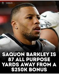 This is the second season in a row Saquon will be held out the final game  of the regular season and unable to reach an achievement. Not saying the  Eagles are wrong