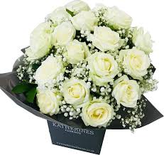 Added may 25, 2021 in > flowers. Luxury Large Headed White Roses Katherine S Florists