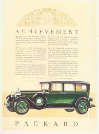 1927 Packard Packard Cars Packard Old Ads