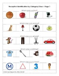 Categories Receptive Identification This Free Worksheet Addresses Recepti Language Therapy Activities Speech Therapy Worksheets Receptive Language Activities