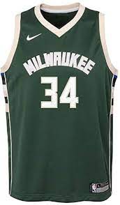 Shop for milwaukee bucks jerseys in milwaukee bucks team shop. Amazon Com Nike Kids Giannis Antetokounmpo Milwaukee Bucks Icon Edition Green Swingman Basketball Jersey Size Medium Clothing