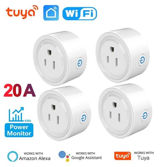High-capacity 20A smart control with real-time power monitoring, generat de AI