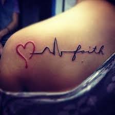 Glaube Liebe Hoffnung Tattoo Symbolik Und 33 Tolle Designs Zur Inspiration In 2020 Tattoo Handgelenk Herz Tattoo Herzschlag Tattoo