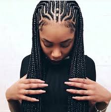 While it did take a ton of hair ties, it was pretty easy to do and hard to mess up. Pinterest Baddestbihhhhhh Ghana Braids Hairstyles Cornrow Hairstyles African Hairstyles
