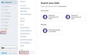 How To Export Your Accounting Data Help Center