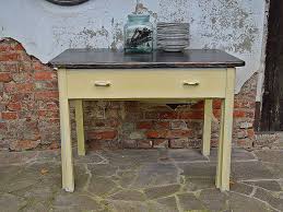 old kitchen table washbasin dining table desk work stitch table with bowls 1940s alte kuchentische kuchentisch esstisch