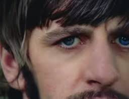 1967 ... screen shot from the 'music video' for 'Strawberry Fields Forever'  ... ... extreme close up ... .