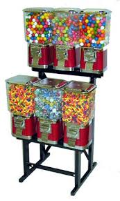 Pro Vending Machine Six Head Bubble Gum Machine Gumball Machine Candy Machine