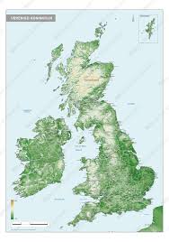 Aantal besmettingen, doden en vakantie nieuws. Ierland En De Uk Verenigd Koninkrijk Natuurkundige Kaart 1537 Kaarten En Atlassen Nl