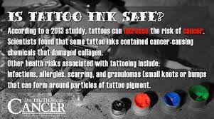 The vast majority of tested tattoo inks contain nanoparticles, which may be capable of evading the body's natural defenses more easily. Is There A Link Between Tattoo Ink Cancer Let S See