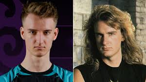 Photo comparison of Elazer when he used to play bass for Megadeth under the  alias David Ellefson : r/starcraft