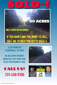 50 Acres Sold With Only 13 Days On Market If You Have A Home Or Land You Want To Sell Give Us A Call 731 43 Things To Sell Marketing Internet Marketing
