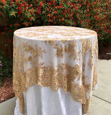 Gold Embroidered Lace Table Runner Gold Tablecloth Table Etsy Gold Tablecloth Table Overlays Lace Table Runners