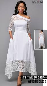 Rotita Com Usd 41 13 In 2020 Three Quarter Sleeve Dresses Fashion Dresses Online White Dress
