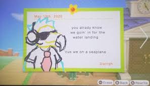 Just Found Out You Can Draw On The Board Animalcrossing Animal Crossing Funny Animal Crossing Animal Crossing Game