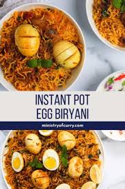 Instant Pot Egg Biryani Recipe Biryani Recipe Healthy Egg Recipes Egg Recipes Indian