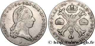 Su hijo, felipe ii, asentó y amplió las posesiones del imperio español por. Belgica Paises Bajos Austriacos 1 Kronenthaler Francois Ii 1796 Prague Fwo 590764 Monedas Del Mundo
