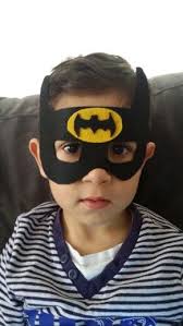 Felt Batman Maske Black Kids Filzen