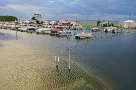 minor coastal flooding at high tide delaware surf fishing com