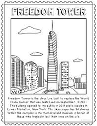 Discover thanksgiving coloring pages that include fun images of turkeys, pilgrims, and food that your kids will love to color. September 11th Memorial Freedom Tower Informational Text Coloring Page Craft