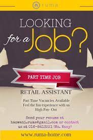 A global brand attractive remuneration package about the company our client is an multinational beauty retailer. Part Time Job In Selangor For Student Job Retro