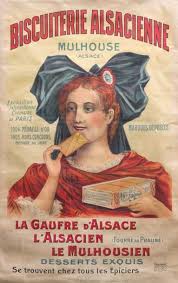 Mulhouse Biscuiterie Alsacienne La Gaufre D Alsace Affiches Illustrees Affiche Vintage Affiches Illustrees Affiches Publicitaires