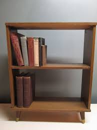 Vintage Small Danish Modern Mid Century Wood Bookshelf Wooden Bookcase Wood Bookshelves Wood Bookcase