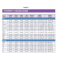 Scubapro Bcd Size Chart Scuba Pro Size Chart Anchor Dmc