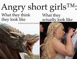 Angry Short Girls Game Of Thrones Game Of Thrones Meme Got Memes Angry Girl