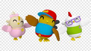 Boleh tengok dekat sini yay!!! Three Birds Cartoon Illustration Didi Friends Youtube Desktop Friends Love Television Png Pngegg
