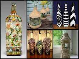 50 Beautiful Bottle Decorating Ideas Diy Recycled Room Decor Youtube Bottles Decoration Glass Bottles Decoration Glass Bottle Diy