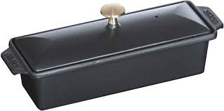 Terrine rectangulaire en fonte staub. Amazon Com Staub Terrine Rectangular 30cm X 11cm Black Kitchen Dining