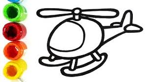 Mewarnai gambar mewarnai gambar sketsa helikopter 1. Cara Menggambar Dan Mewarnai Helikopter Mainan Anak Youtube