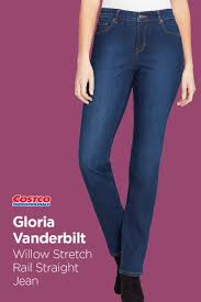 Gloria Vanderbilt Ladies Willow Stretch Rail Straight Jean Gloria Vanderbilt Straight Jeans Vanderbilt