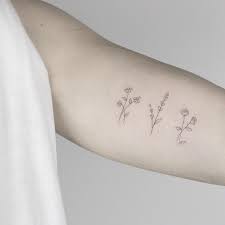 Lindsay April Floral Tattoos Tattoos Trendy Tattoos Line Tattoos