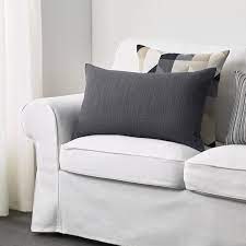 hillared غطاء وسادة فحمي 40x65 سم ikea
